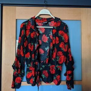 Topshop Tops - Top Shop wrap top Topshop Tops - Top Shop wrap top